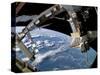 The Docked Space Shuttle Atlantis (STS-115) and a Soyuz Spacecraft-Stocktrek Images-Stretched Canvas