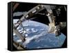 The Docked Space Shuttle Atlantis (STS-115) and a Soyuz Spacecraft-Stocktrek Images-Framed Stretched Canvas