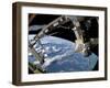 The Docked Space Shuttle Atlantis (STS-115) and a Soyuz Spacecraft-Stocktrek Images-Framed Photographic Print