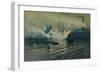 The Docks at Cardiff-Lionel Walden-Framed Giclee Print