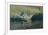 The Docks at Cardiff-Lionel Walden-Framed Giclee Print