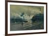 The Docks at Cardiff-Lionel Walden-Framed Giclee Print