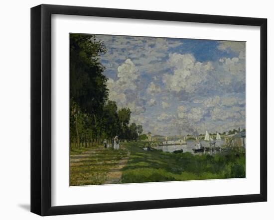 The Docks of Argenteuil (Le Bassin D'Argenteuil), Around 1872-Claude Monet-Framed Giclee Print