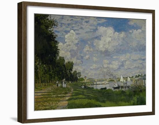 The Docks of Argenteuil (Le Bassin D'Argenteuil), Around 1872-Claude Monet-Framed Giclee Print