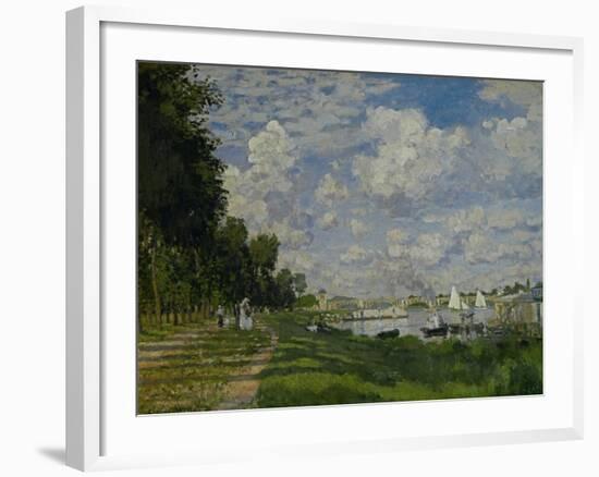 The Docks of Argenteuil (Le Bassin D'Argenteuil), Around 1872-Claude Monet-Framed Giclee Print