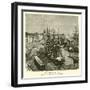 The Docks of Montreal, Quebec, Canada-null-Framed Premium Giclee Print