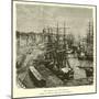 The Docks of Montreal, Quebec, Canada-null-Mounted Premium Giclee Print