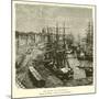 The Docks of Montreal, Quebec, Canada-null-Mounted Giclee Print