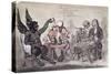 The Doctor and His Friends, Engraved by Issac Cruikshank-George Moutard Woodward-Stretched Canvas