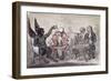 The Doctor and His Friends, Engraved by Issac Cruikshank-George Moutard Woodward-Framed Giclee Print