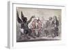 The Doctor and His Friends, Engraved by Issac Cruikshank-George Moutard Woodward-Framed Giclee Print