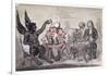 The Doctor and His Friends, Engraved by Issac Cruikshank-George Moutard Woodward-Framed Giclee Print