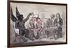 The Doctor and His Friends, Engraved by Issac Cruikshank-George Moutard Woodward-Framed Giclee Print