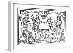 The Doctor and the Lover with their Dead Selves, 1485-null-Framed Giclee Print