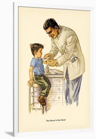 The Doctor is Our Friend-Charlotte Ware-Framed Art Print