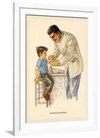 The Doctor is Our Friend-Charlotte Ware-Framed Art Print