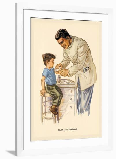 The Doctor is Our Friend-Charlotte Ware-Framed Art Print