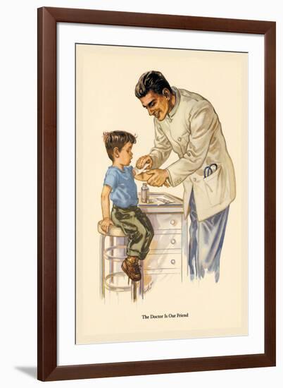 The Doctor is Our Friend-Charlotte Ware-Framed Art Print