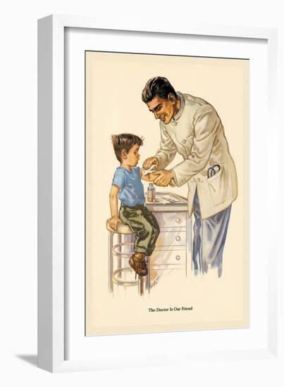 The Doctor is Our Friend-Charlotte Ware-Framed Art Print