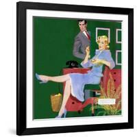 The Doctor's Downfall - Saturday Evening Post "Men at the Top", August 18, 1951 pg.24-Coby Whitmore-Framed Giclee Print