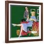 The Doctor's Downfall - Saturday Evening Post "Men at the Top", August 18, 1951 pg.24-Coby Whitmore-Framed Giclee Print