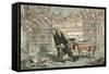 The Doctor's Dream-Thomas Rowlandson-Framed Stretched Canvas