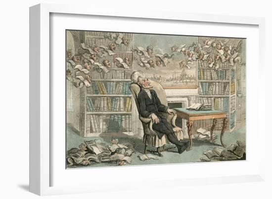 The Doctor's Dream-Thomas Rowlandson-Framed Art Print