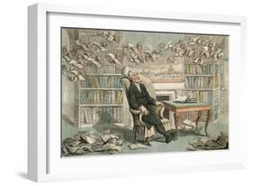 The Doctor's Dream-Thomas Rowlandson-Framed Art Print