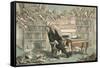 The Doctor's Dream-Thomas Rowlandson-Framed Stretched Canvas