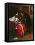The Doctor's Visit, C.1663-Jan Havicksz. Steen-Framed Stretched Canvas
