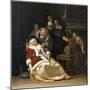 The Doctor's Visit-Frans van Elder Mieris-Mounted Art Print