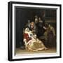 The Doctor's Visit-Frans van Elder Mieris-Framed Premium Giclee Print