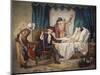 The Doctor's Visit-Gabriel Metsu-Mounted Art Print