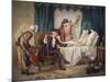 The Doctor's Visit-Gabriel Metsu-Mounted Art Print