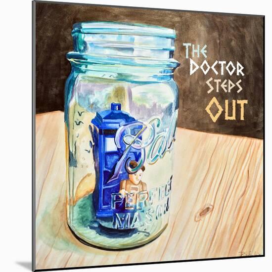 The Doctor Steps Out 2-Jennifer Redstreake Geary-Mounted Art Print