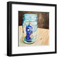 The Doctor Steps Out-Jennifer Redstreake Geary-Framed Art Print