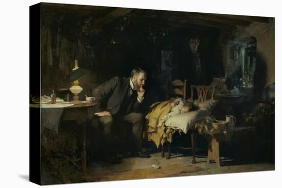 The Doctor-Sir Luke Fildes-Stretched Canvas