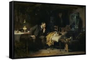 The Doctor-Sir Luke Fildes-Framed Stretched Canvas