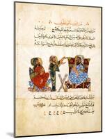 The Doctoros Office (Folio From An Arabic Translation of the Materia Medica-null-Mounted Giclee Print