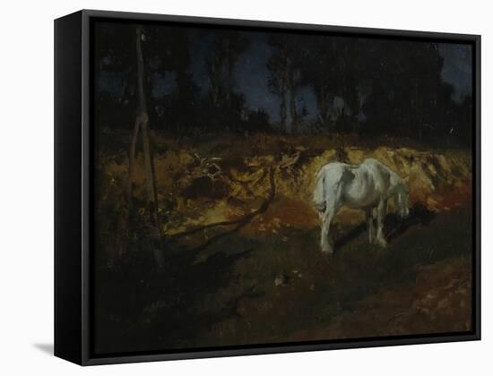 The Doctors Horse-Fritz Thaulow-Framed Stretched Canvas