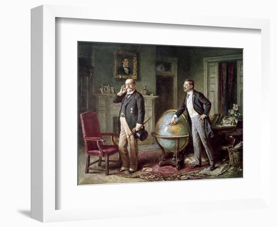 The Doctrine of Monroe-Jean Leon Gerome Ferris-Framed Giclee Print