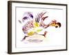 The Dodo - illustration to Lewis Carroll 's 'Alice's Adventures in Wonderland', 2005-Neale Osborne-Framed Giclee Print