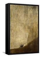 The Dog, 1820-23-Francisco de Goya-Framed Stretched Canvas