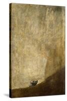 The Dog, 1820-23-Francisco de Goya-Stretched Canvas