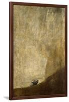 The Dog, 1820-23-Francisco de Goya-Framed Giclee Print