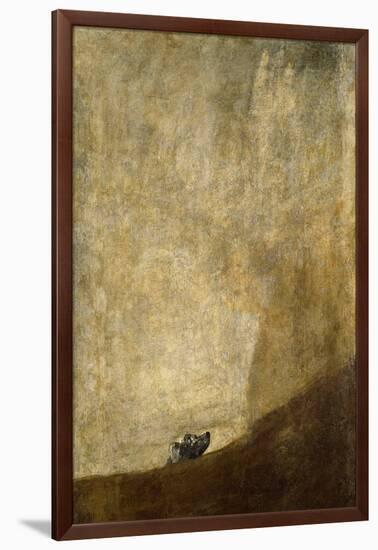 The Dog, 1820-23-Francisco de Goya-Framed Giclee Print