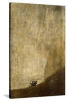 The Dog, 1820-23-Francisco de Goya-Stretched Canvas