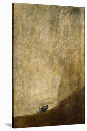 The Dog, 1820-23-Francisco de Goya-Stretched Canvas