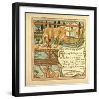 The Dog and the Shadow-null-Framed Giclee Print