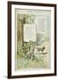 The Dog and the Wolf, from Fables by Jean de La Fontaine-Georges Fraipont-Framed Giclee Print